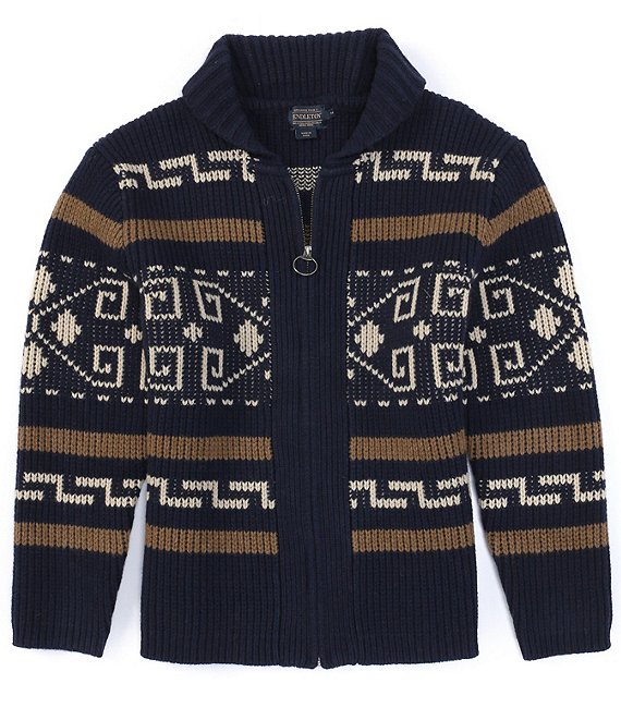 Pendleton M's Original Westerley Full-Zip Heavyweight Wool Cardigan Sweater