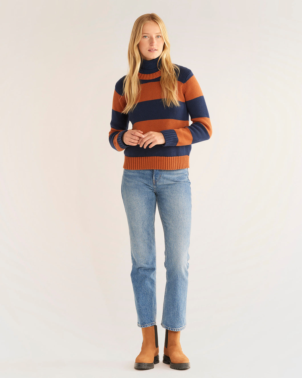 Pendleton W's Sellwood Stripe Cotton Sweater