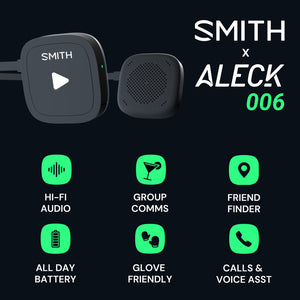 Smith x Aleck 006 Universal Wireless Helmet Audio & Communication