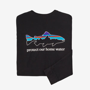 Patagonia M's Long-Sleeved Home Water Trout Responsibili-Tee