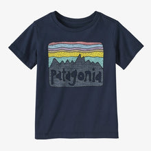 Load image into Gallery viewer, Patagonia Baby Regenerative Organic Certified Cotton Fitz Roy Skies T-Shirt
