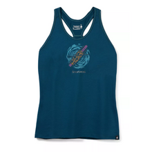 Load image into Gallery viewer, Smartwool W&#39;s Merino Sport Paddleboard Adventure Graphic Tank
